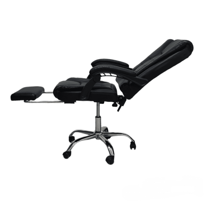 Silla Gerencial Reclinable con Reposa Pies 707 Lateral derecho Abierto