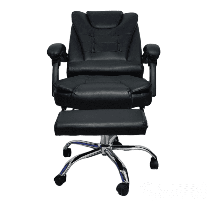 Silla Gerencial Reclinable con Reposa Pies 707 Frente