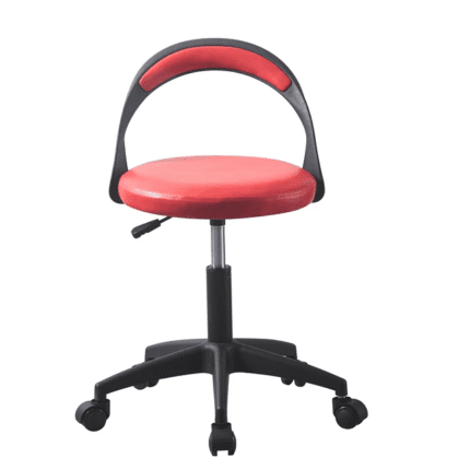 Silla clínica dental Fenix Cuero Rojo Frente